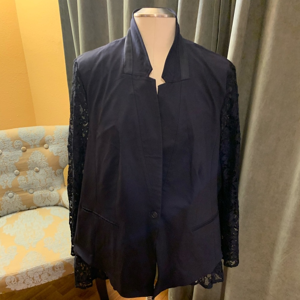 Navy Blue Lane Bryant Blazer.